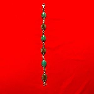 WJ&copper kokopelli silver bracelet